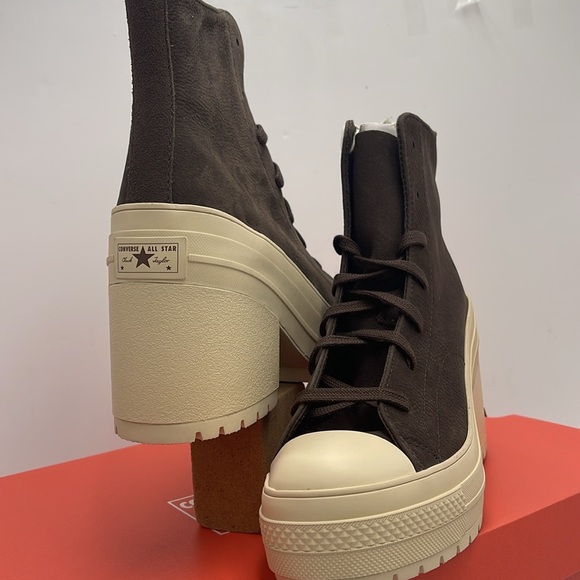 Converse WMNS CHUCK 70 DE LUXE HEEL HI FRESH BREW/FRESH BREW A11542C Platforms - Picture 8 of 16